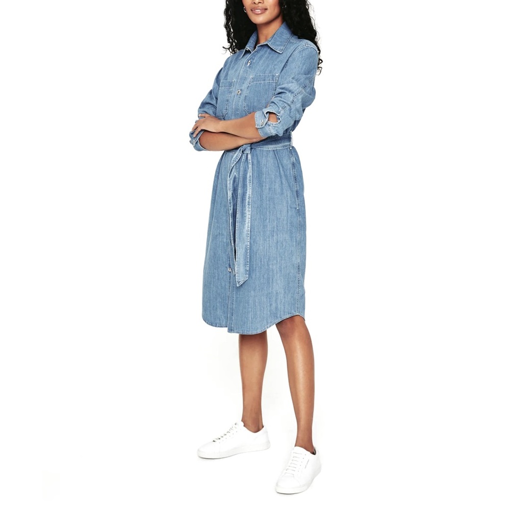 Denim Blue Shirt Dress